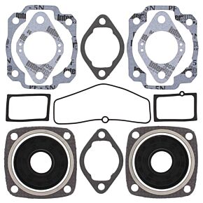Vertex Pistons Vertex Pistons Vertex Gaskets 69-71 Ski-Doo Alpine / Nordic Complete Gasket Kit w/ Oil Seals - 711022X