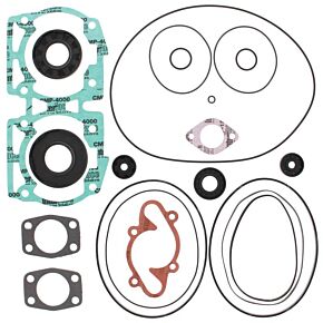 Vertex Pistons Vertex Pistons Vertex Gaskets 92-93 Ski-Doo Formula MX/XTC/XTCR Complete Gasket Kit w/ Oil Seals - 711165E