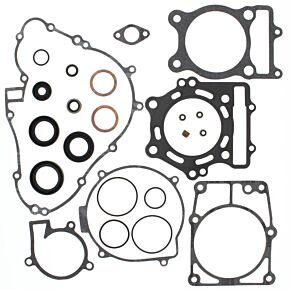 Vertex Pistons Vertex Pistons Vertex Gaskets 97-98 Kawasaki KVF400A Prairie 4x4 Complete Gasket Kit w/ Oil Seals - 811860