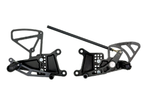 Vortex Racing Vortex Racing 03-05 Yamaha YZF-R6, 06-09 YZF-R6 S Rear Set- Black - RS602K