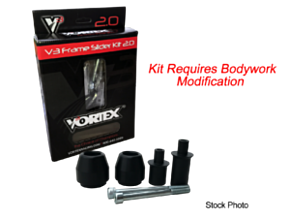 Vortex Racing Vortex Racing 03-05 Yamaha YZF R6 V3 2.0 Frame Slider Kit- Modification Required - SR173