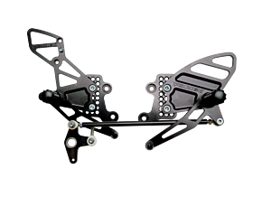 Vortex Racing Vortex Racing 04-07 Honda CBR1000RR,03-06 CBR6100 RR Adjustable Rearsets- Black - RS205K