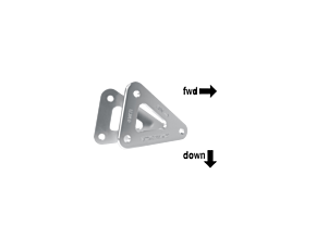 Vortex Racing Vortex Racing 07-23 Honda CBR600 RR Lowering Link Kit- Silver - LL271