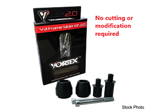 Vortex Racing Vortex Racing 13-18 Triumph Street Triple R V3 2.0 Frame Slider Kit- No Cut - SR212