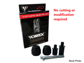 Vortex Racing Vortex Racing 15-17 Yamaha FJ 09 Tracer V3 2.0 Frame Slider Kit- No Cut - SR185