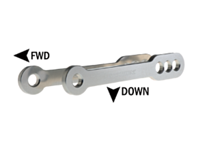 Vortex Racing Vortex Racing 97-00 Suzuki GSX-R600,96-99 GSX-R750,03-09,17 SV650 Lowering Link Kit- Silver - LL544