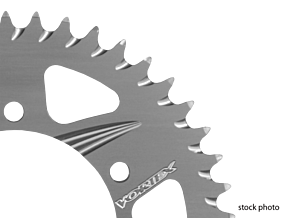 Vortex Racing Vortex Racing Aluminum Rear Sprocket 520 55 Tooth- Silver - 120A-55