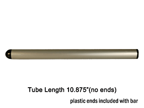Vortex Racing Vortex Racing Clip-On Standard Bar 10.875 Length- Silver - CLR001