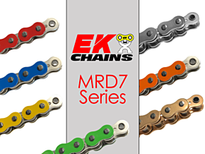 Vortex Racing Vortex Racing EK 520 MVXZ2 Rivet Master 120 Links- Chrome - 520MVXZ2-120C