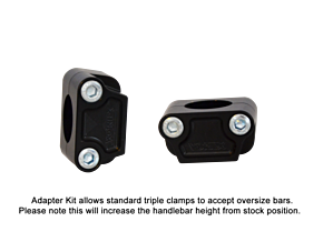 Vortex Racing Vortex Racing Oversize Handle Bar Adapter- Black - AD101S