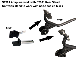 Vortex Racing Vortex Racing Rear Stand Conversion for No Spools - ST981
