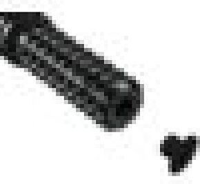 Vortex Racing Vortex Racing Rearsets Replacement Foot Peg with End Plug- Black - RSP04AK