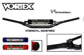 Vortex Racing Vortex Racing V3 Handlebar Bonneville Flat Track OS 1-1/8in- Black - HB930K