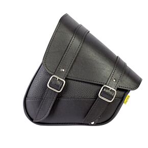 WILLIE & MAX Willie & Max HD Softails, Yamaha Road Stars, Kawasaki Vulcan 900, Suzuki C50 Swingarm Bag - Black - 59776-00