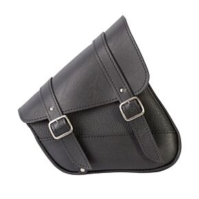 WILLIE & MAX Willie & Max HD Sportsters, Custom Hard Tails Swingarm Bag Dual Shock(10.5inLx11.5inWx4.5inH)- Black - 59778-00