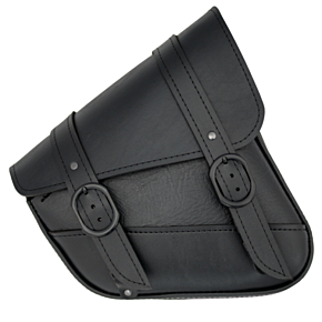 WILLIE & MAX Willie & Max HD Sportsters,Custom Hard Tails Black Jack Swingarm Bag Dual Shock w/Blk Buckle - Black - 59778-05