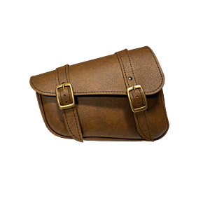 WILLIE & MAX Willie & Max HD Sportsters,Honda Rebel,Custom Hard Tails Brass Monkey Swingarm Bag 4.0 - Warm Brown - 59919-01