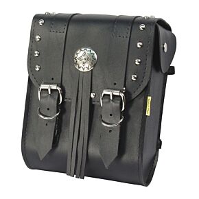 WILLIE & MAX Willie & Max Universal American Classic Sissy Bar Bag (8 in L x 10 in W x 4.5 in H) - Black - 58480-00