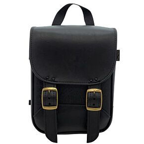 WILLIE & MAX Willie & Max Universal Brass Monkey Sissy Bar Bag (8 inches L x 10 inches H x 4.5 inches W) - Black - 59591-08