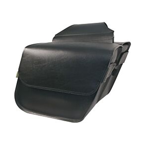 WILLIE & MAX Willie & Max Universal Raptor Compact Slant Saddlebags (12 in L x 9.5 in W x 5.5 H) - Black - 58801-00