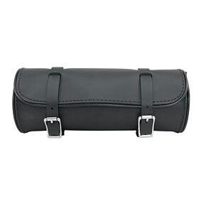WILLIE & MAX Willie & Max Universal Round Leather Tool Bag (12 in L x 4.5 in H) - Black - 8067
