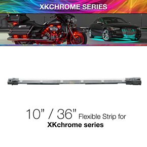 XKGLOW XKGLOW XK Glow 10in Multi Color Flexible Strip for XKchrome & 7 Color Series - XK-4P-S-10