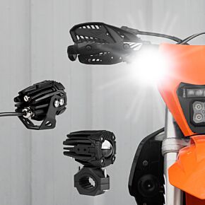 XKGLOW XKGLOW XK Glow 2in Dual Mode LED Driving Light Kit for Motorcycles, UTVs & ATVs - XK034021