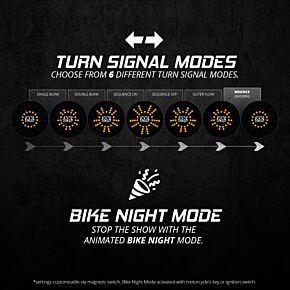 XKGLOW XKGLOW XK Glow Pro Series MotoTurnz - 1156 Flat Style Front - XK-MTP56-FF