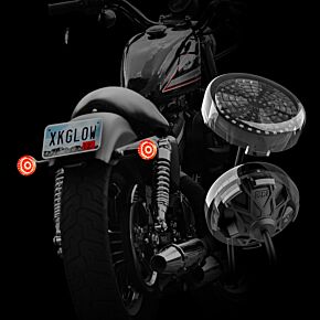 XKGLOW XKGLOW XK Glow Pro Series MotoTurnz - 1157 Flat Style Rear - XK-MTP57-FR