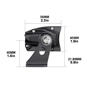 XKGLOW XKGLOW XK Glow Razor Light Bar Fog + Strobe No Wire & Switch 10in - XK064010-FS