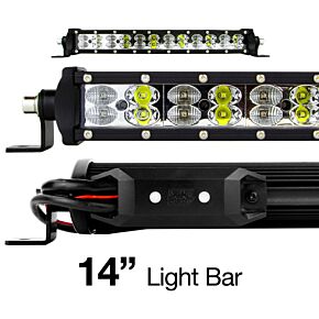 XKGLOW XKGLOW XK Glow RGBW Light Bar High Power Offroad Work/Hunting Light w/ Bluetooth Controller 14In - XK-BAR-14
