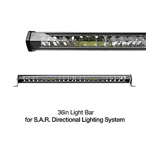 XKGLOW XKGLOW XK Glow White Housing SAR Light Bar - Emergency Search and Rescue Light 36In - XK-SAR-2W