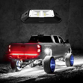 XKGLOW XKGLOW XK Glow White XKchrome Low Profile Ultra Bright Rock Light Pod - XK-WROCK