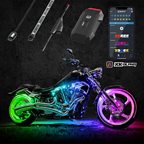 XKGLOW XKGLOW XKG LED Moto Light Kit - XK-WHIPB-STA