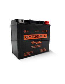 YUASA BATTERY Yuasa Battery Yuasa GYZ20HL-C High Performance Maintenance Free AGM 12-Volt Battery - YUAM720GHC