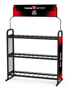 YUASA BATTERY Yuasa Battery Yuasa Small Battery Rack (Holds 8-12 Batteries) - YUA900RACK