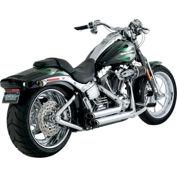Shortshots Staggered Exhaust System - Chrome 17221