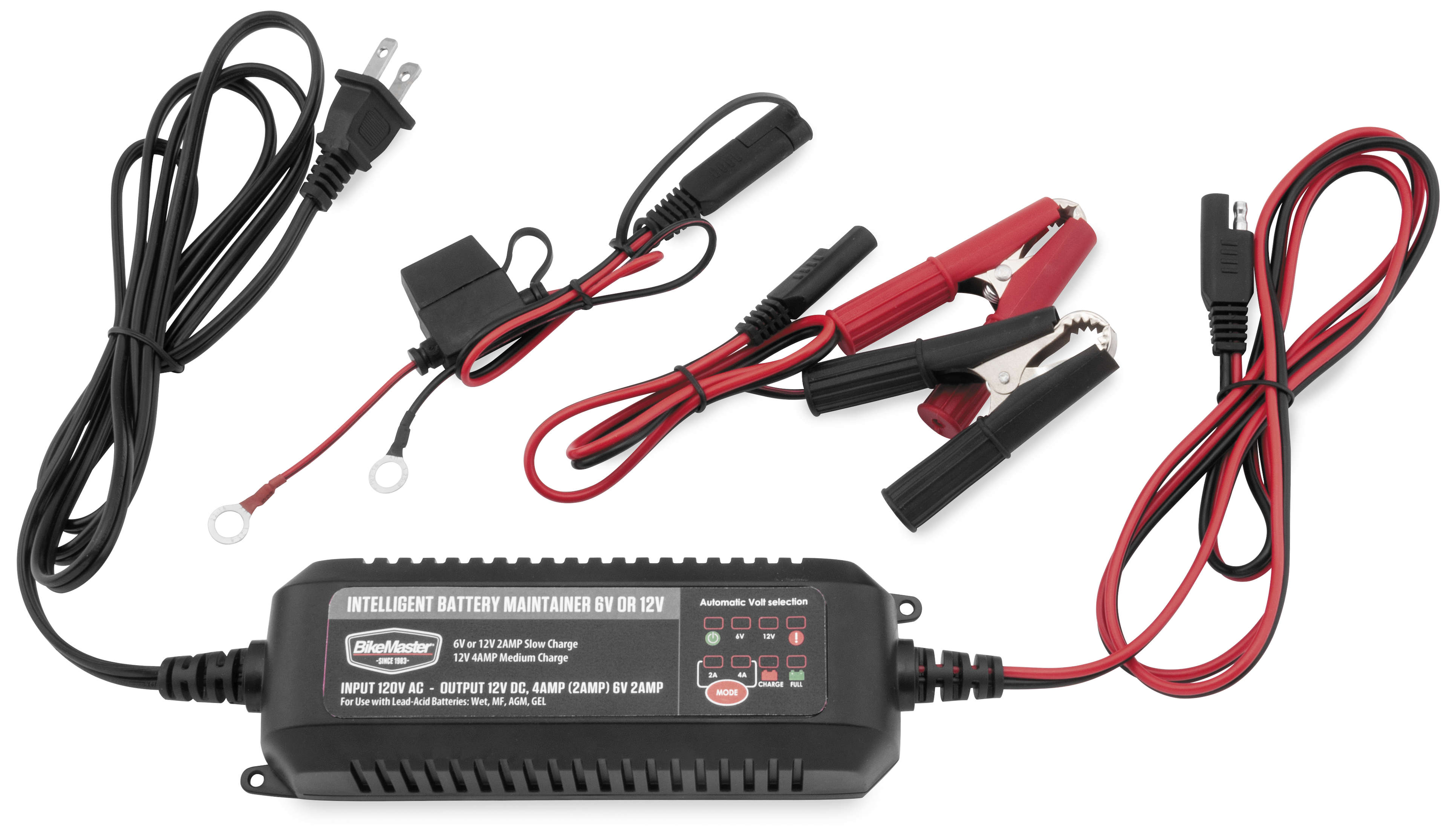 Bikemaster Intelligent Battery Charger/Maintainer