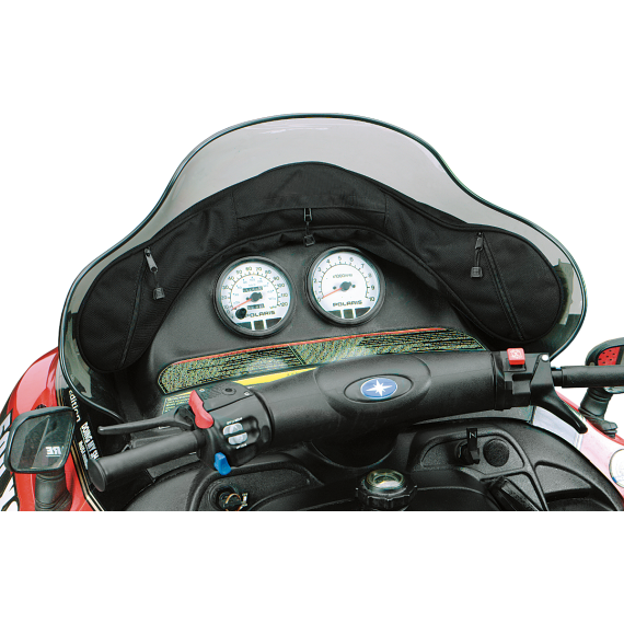 Polaris Snowmobile Windshield Bag Black 07100103