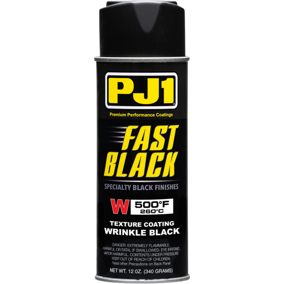 HighTemperature Paint 12 oz Wrinkle Black