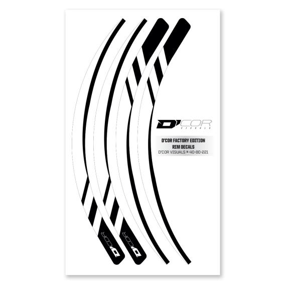 Rim Decals White 4 Pc Set Wht Rim Decals 4 Pc Set